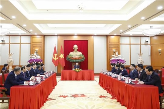 Tổng Bí thư Tô Lâm điện đàm với Tổng Thư ký Đảng Hành động Nhân dân, Thủ tướng Singapore