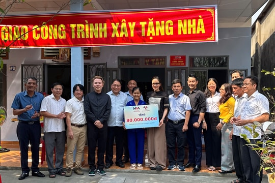 HAA và CLB Đại sứ vì Cộng đồng trao nhà cho hộ khó khăn tại Phú Giáo