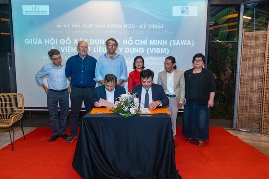 SAWA và Viện Vật liệu Xây dựng bắt tay phát triển gỗ kết cấu theo hướng xanh, bền vững