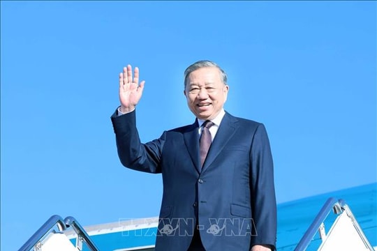 Tổng Bí thư Tô Lâm kết thúc chuyến tham dự Cuộc họp Khai mạc Hội đồng Hòa bình về Gaza tại Mỹ