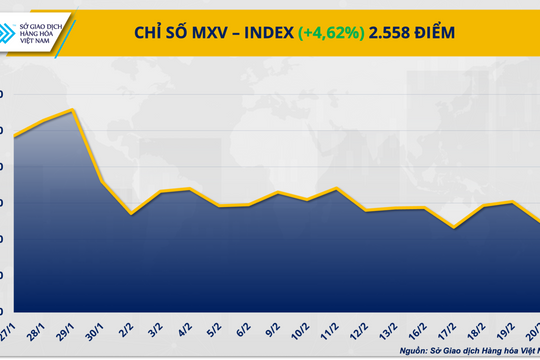Bạc bứt phá lên đỉnh ba tuần, ca-cao rơi về vùng giá thấp nhiều năm