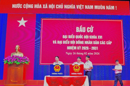 Vùng 2 Hải quân tổ chức bầu cử sớm