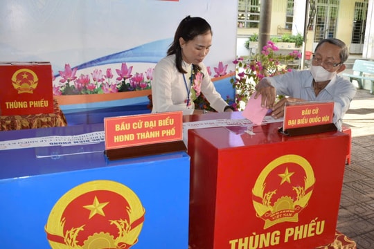 Hơn 231.000 cử tri tham gia bầu cử tại phường Dĩ An và Tân Đông Hiệp