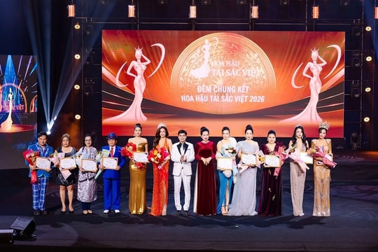 Hoa hậu Tài sắc Việt 2026 khép lại ấn tượng, lộ diện các danh hiệu cao nhất
