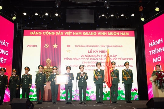 Viettel đánh dấu 20 năm kinh doanh toàn cầu thành công rực rỡ