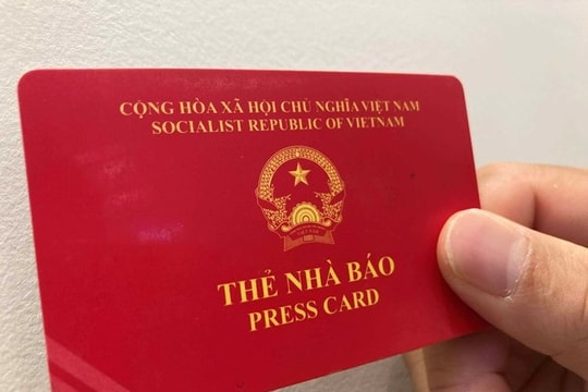 Gia hạn thời hạn sử dụng thẻ nhà báo kỳ hạn 2021 - 2025 đến hết ngày 30/6/2026