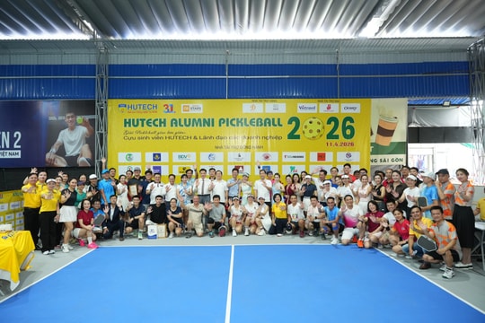 HUTECH kết nối doanh nhân qua giải Pickleball cựu sinh viên 2026