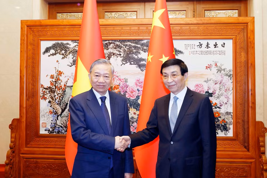 Tổng Bí thư, Chủ tịch nước Tô Lâm hội kiến Chủ tịch Chính hiệp toàn quốc Trung Quốc Vương Hộ Ninh