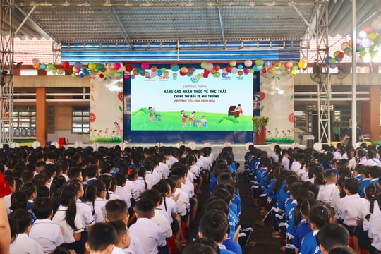 Nâng cao nhận thức rác thải nhựa cho hàng ngàn học sinh tiểu học tại TP.HCM