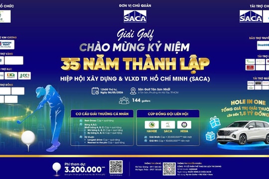 Sắp diễn ra Giải Golf chào mừng 35 năm thành lập SACA