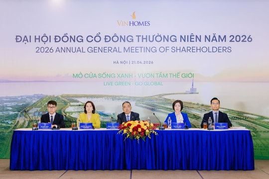 Vinhomes đặt mục tiêu lợi nhuận sau thuế 60.000 tỷ đồng năm 2026