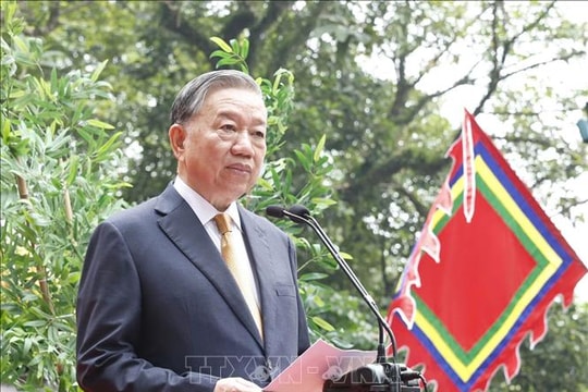 Toàn văn phát biểu của Tổng Bí thư, Chủ tịch nước Tô Lâm tại Lễ dâng hương tưởng niệm các Vua Hùng