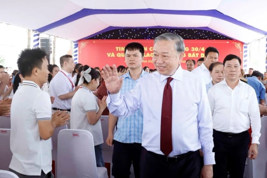 Tổng Bí thư, Chủ tịch nước Tô Lâm thăm, động viên công nhân tại TP.HCM