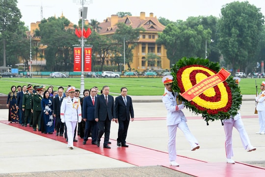 Lãnh đạo Đảng, Nhà nước vào Lăng viếng Chủ tịch Hồ Chí Minh