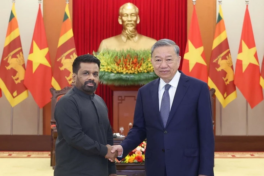 Tổng Bí thư, Chủ tịch nước Tô Lâm thăm cấp Nhà nước tới Sri Lanka