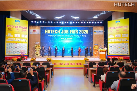 HUTECH Job Fair 2026: Gần 180 Doanh nghiệp “Trải thảm đỏ” đón 6.700 Nhân lực trẻ