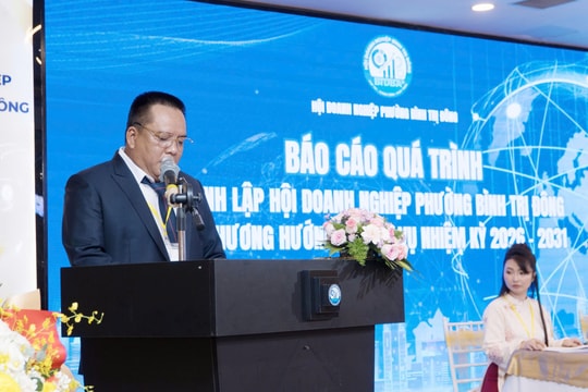 Ông Phan Văn Nhàn được bầu làm Chủ tịch Hội Doanh nghiệp phường Bình Trị Đông nhiệm kỳ 2026 - 2031