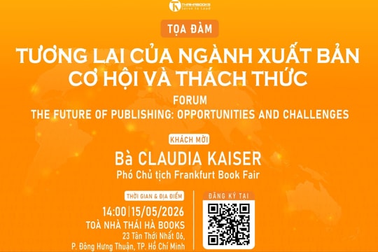 Sắp diễn ra tọa đàm “Tương lai của ngành xuất bản - Cơ hội và thách thức” tại TP.HCM