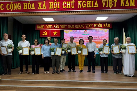 Phường Phú Lâm lan tỏa tinh thần hướng về biển đảo, chung sức vì tuyến đầu Tổ quốc