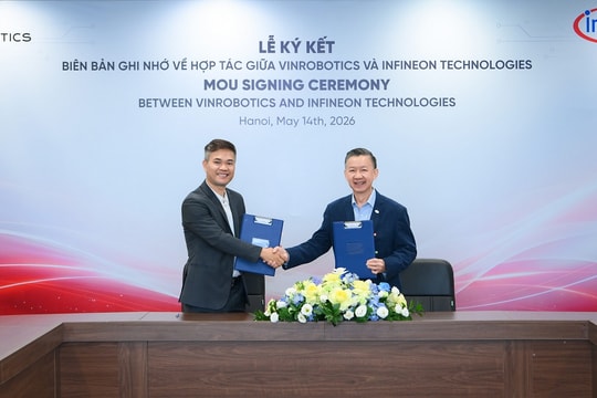 VinRobotics hợp tác cùng Infineon,phát triển công nghệ lõi cho người máy thế hệ mới