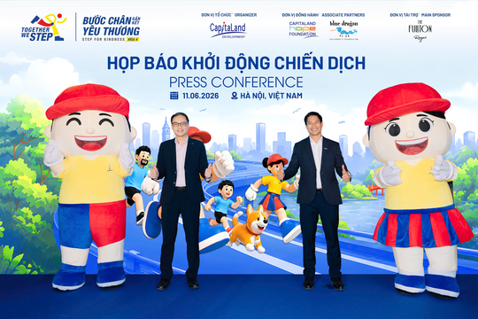 Chiến dịch “Bước chân gắn kết yêu thương” lần thứ 4, cam kết tài trợ 98.000 đô la Mỹ đồng hành cùng trẻ em yếu thế