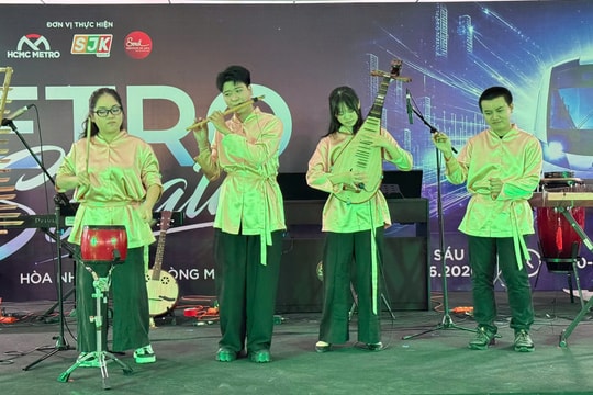 Metro TP.HCM đưa hòa nhạc vào ga Bến Thành, kiến tạo không gian văn hóa trong lòng đô thị