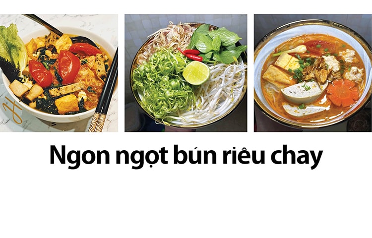 Ngon ngọt bún riêu chay