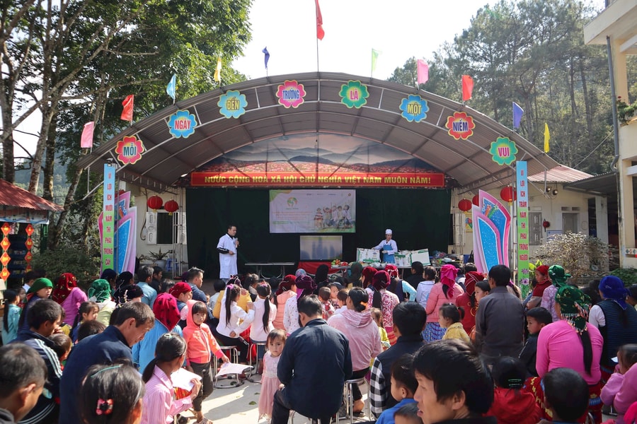 Happy Việt Nam giúp cải thiện tình trạng trẻ thấp còi và suy dinh dưỡng