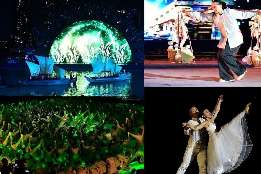 "Dòng sông kể chuyện": Mãn nhãn người xem với những màn trình diễn hoành tráng