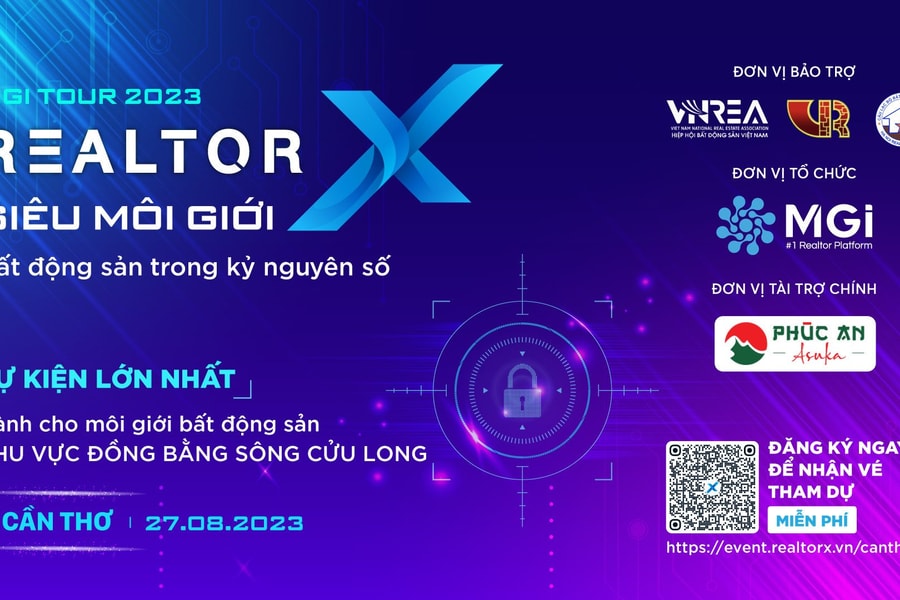 MGI RealtorX Tour 2023 mang kiến thức thực chiến cho người làm bất động sản Cần Thơ