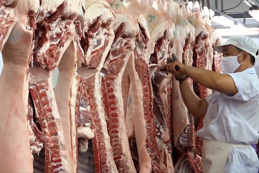 Cấp thiết xây dựng sàn giao dịch thịt heo