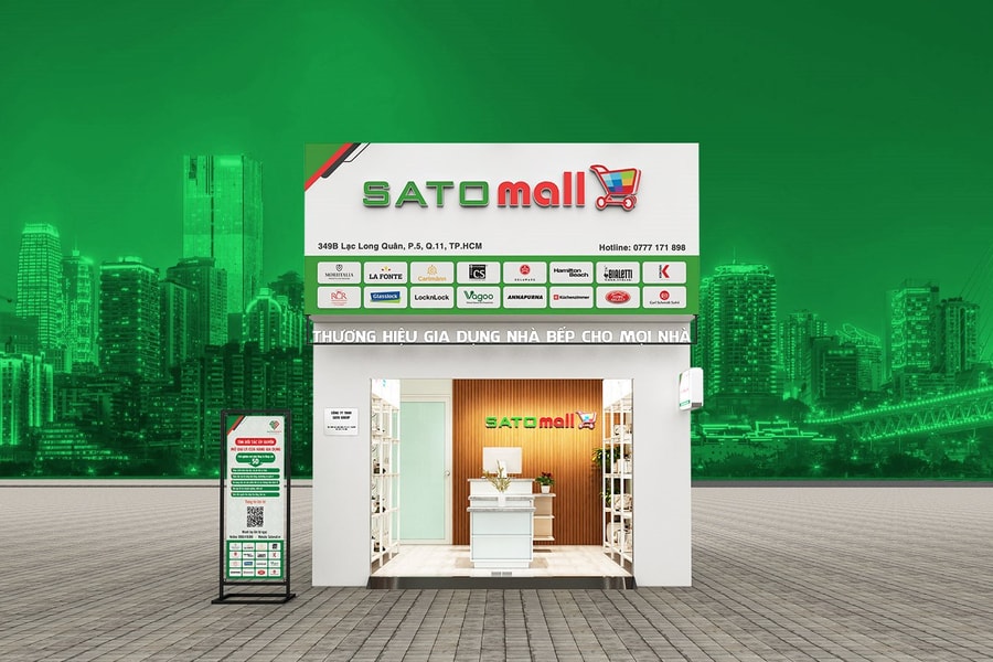 Hệ thống bán lẻ Sato Mall: Mô hình shop in shop