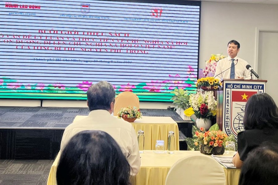 Giới thiệu sách về chủ nghĩa xã hội của Tổng bí thư Nguyễn Phú Trọng tại TP.HCM