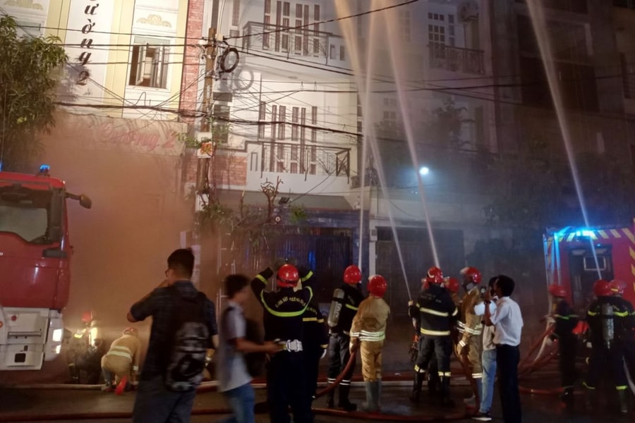 TP.HCM: Thực tập phương án “tổ liên gia an toàn phòng cháy chữa cháy”