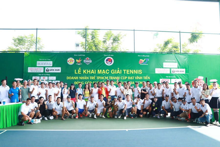 Đạt Vĩnh Tiến: Nhà tài trợ chính Giải Tennis Doanh nhân trẻ TP.HCM 2023