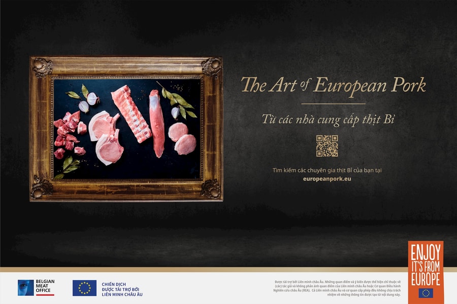 Khám phá The Art of European Pork từ các nhà cung cấp thịt Bỉ