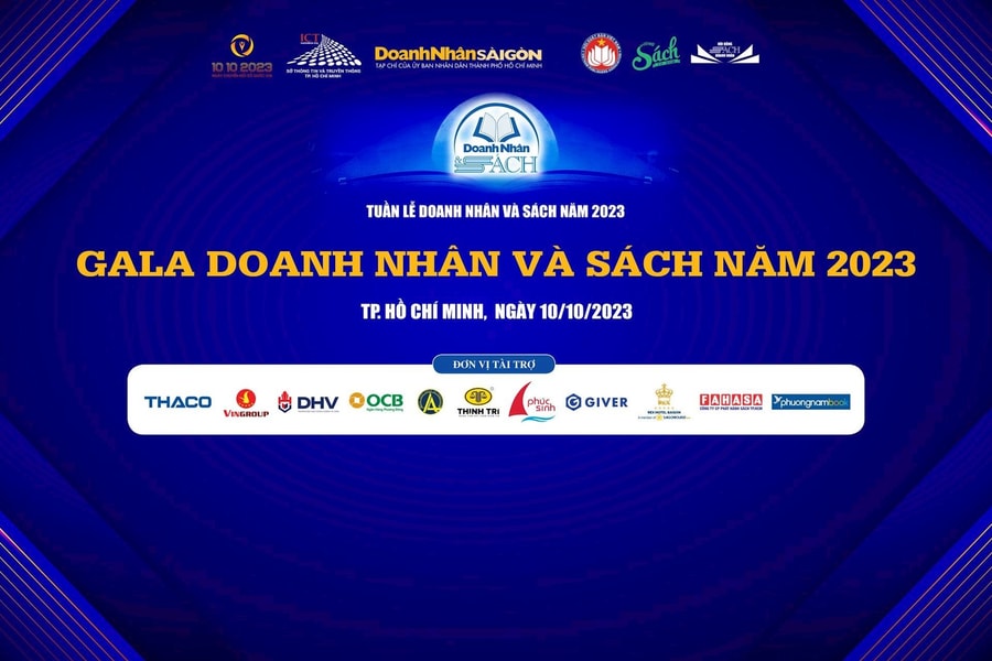 Công bố 5 quyển sách doanh nhân Việt được yêu thích và 10 quyển sách kinh doanh đáng đọc năm 2023