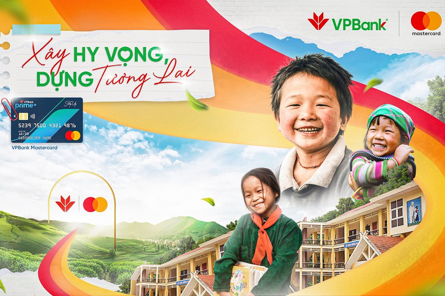 Mastercard và VPBank hợp tác hỗ trợ trẻ em khó khăn