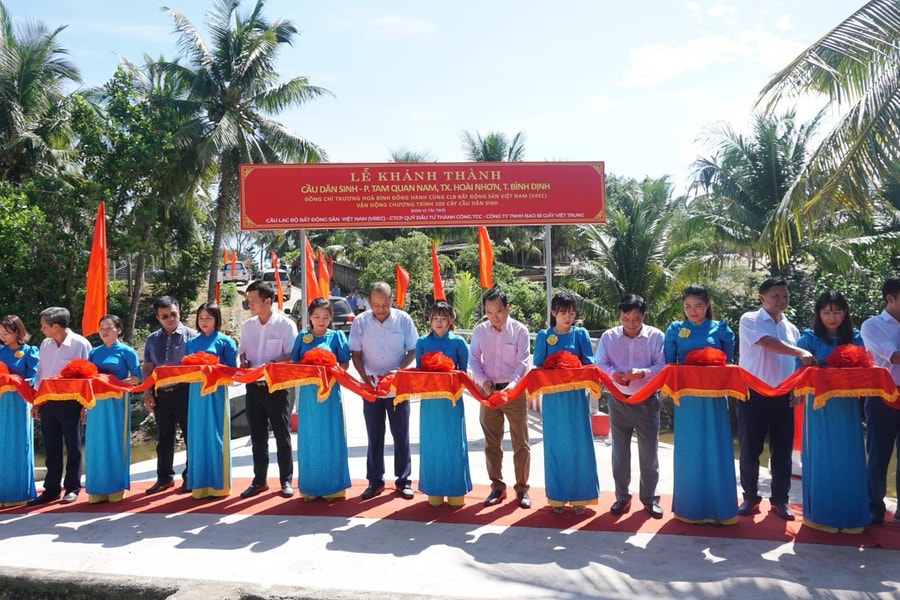 VREC khánh thành cầu Đỗ Xuân tại Bình Định