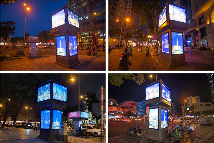 Shojiki đại diện kinh doanh khai thác quảng cáo trên tủ panel EVN