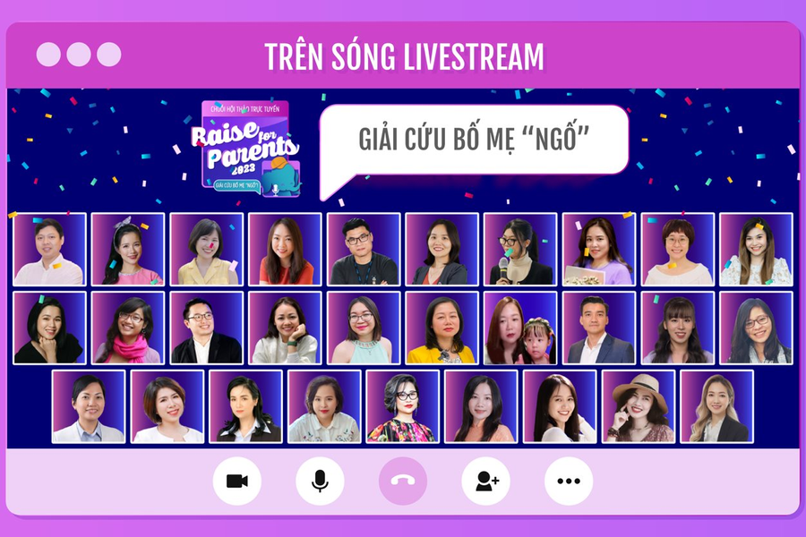 "Giải cứu bố mẹ ngố”: Chương trình giúp đồng hành cùng con hiệu quả hơn