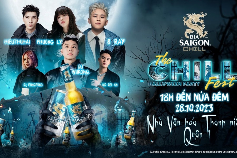 Hóa trang Halloween: Nếu khó, có The Chill Fest lo