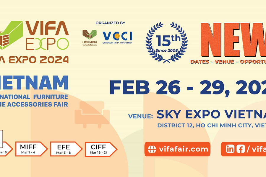 Hội chợ VIFA EXPO và VIFA ASEAN 2024: Địa điểm hấp dẫn cho ngành nội thất và gỗ Việt Nam