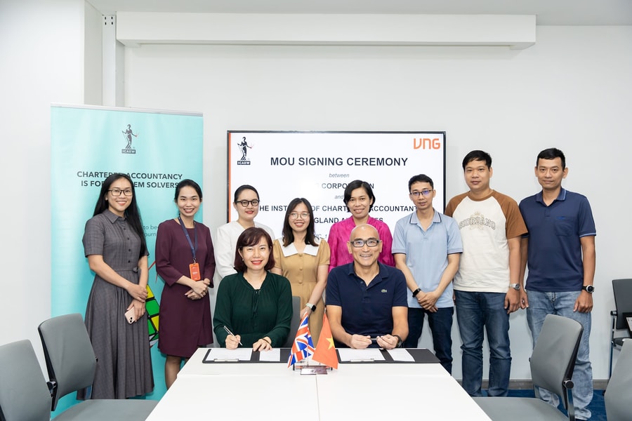 ICAEW ký kết hợp tác với VNG phát triển nguồn nhân lực chất lượng cao