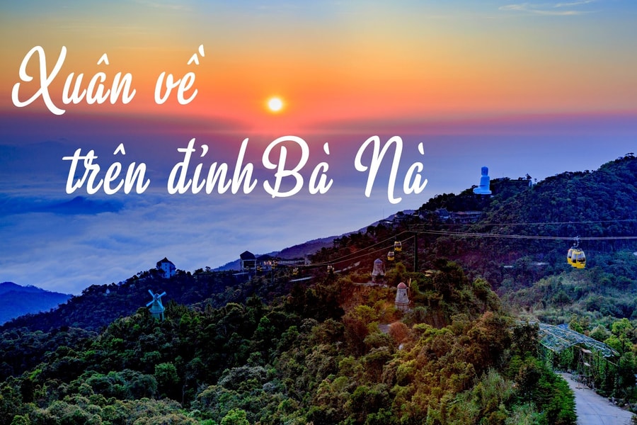 Xuân về trên đỉnh Bà Nà