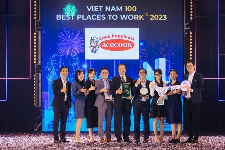 Acecook Việt Nam vào Top 100 Nơi làm việc tốt nhất Việt Nam 2023