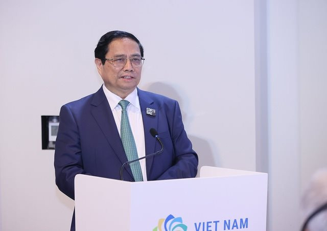 Thủ tướng Phạm Minh Chính nhấn mạnh cam kết của Việt Nam về chống biến đổi khí hậu tại sự kiện huy động tài chính