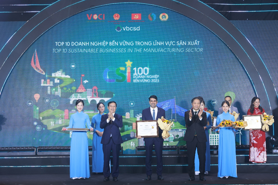Coca-Cola Việt Nam vào Top 3 Doanh nghiệp Phát triển bền vững 2023