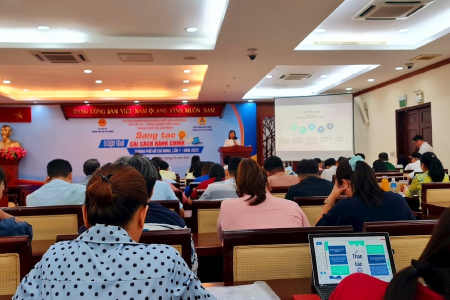 Hội thi “Sáng tạo cải cách hành chính TP.HCM” lần 1 năm 2023 có 24 thí sinh vào vòng 2