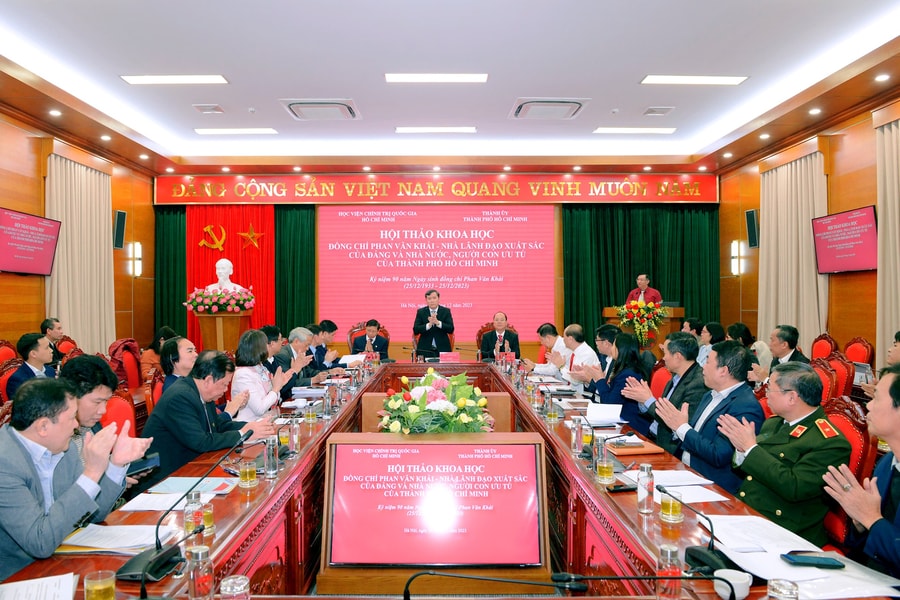 Hội thảo khoa học: “Đồng chí Phan Văn Khải - Nhà lãnh đạo xuất sắc của Đảng và Nhà nước, người con ưu tú của Thành phố Hồ Chí Minh”